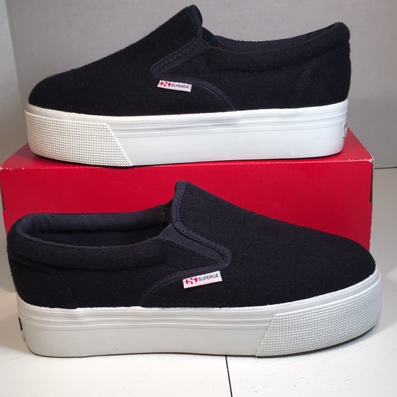 Superga Shoes - NWT Superga of Italy Platform Slip-On Sneakers Women’s 8